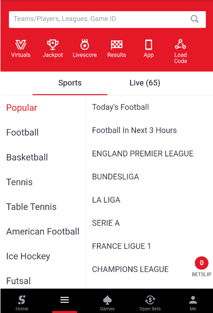 Sportybet mobile